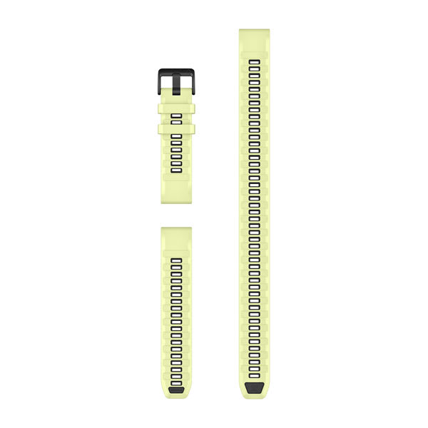 QuickFit® 22 remme, Citron Silikone (Dykkersett med 3 dele)