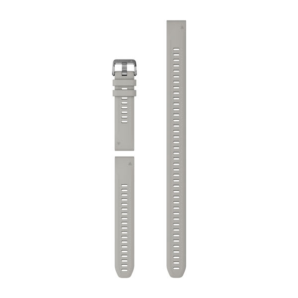 QuickFit® 20 urremme, Fog Grey silikone (Dykkersett med 3 dele)