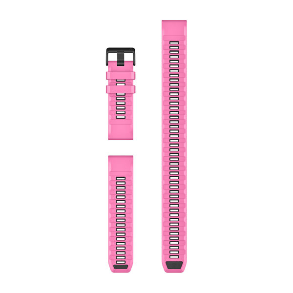 QuickFit® 26 remme, Pink Aurora silikone (Dykkersett med 3 dele)