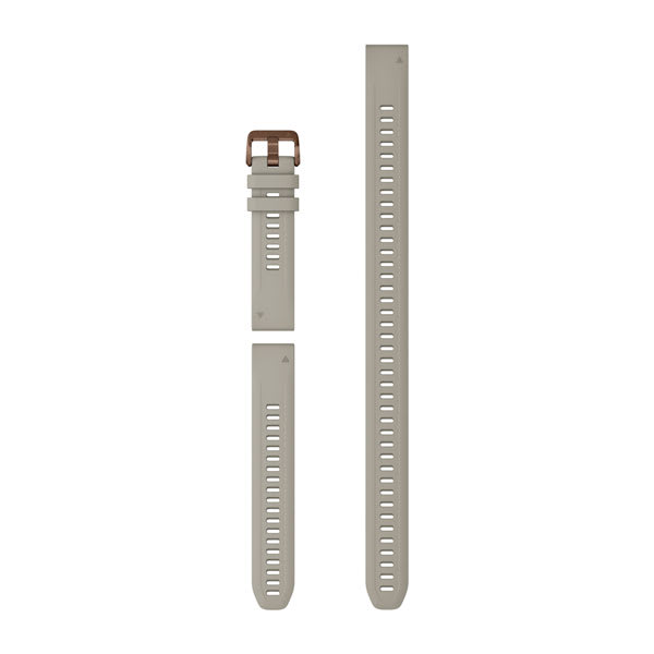 QuickFit® 20 urremme, French Grey silikone (Dykkersett med 3 dele)