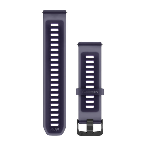 Quick Release remme (22 mm), Gjennomskinnelig Imperial Purple/Indigo med Slate hardware