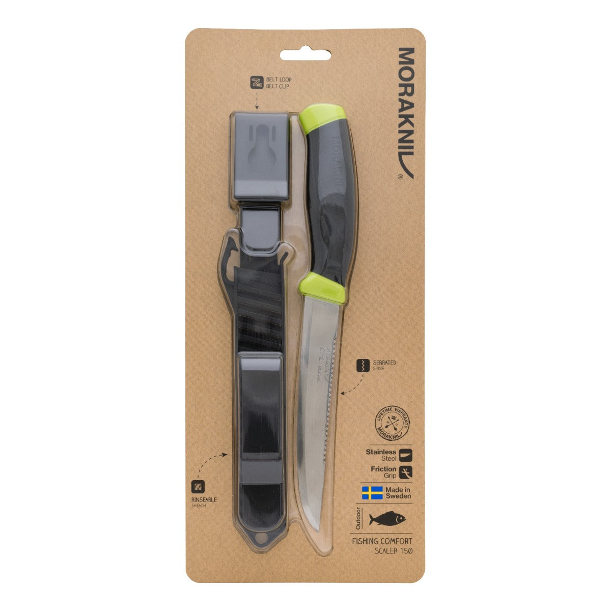 Companion Fishing Scaler 150 (S) Lime Grønn – Morakniv