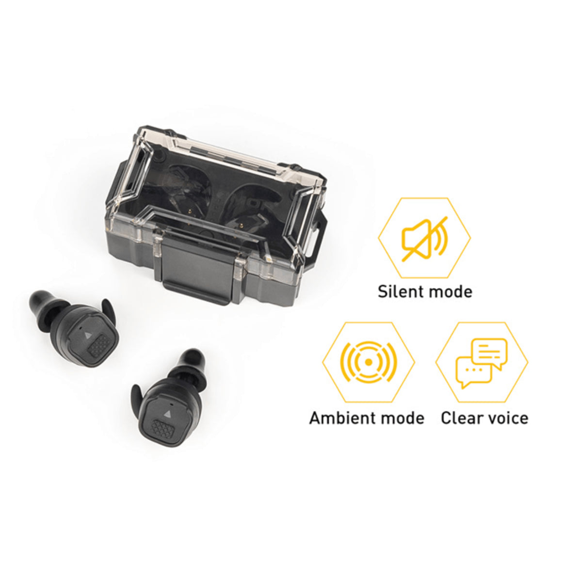 Earmor M20T - PRO Bluetooth ørepropper med hørselsvern – Earmor