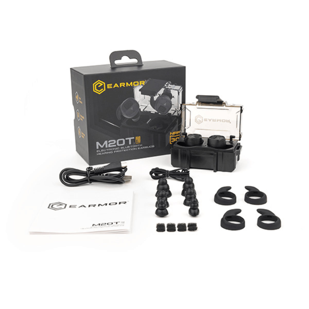 Earmor M20T - PRO Bluetooth ørepropper med hørselsvern – Earmor