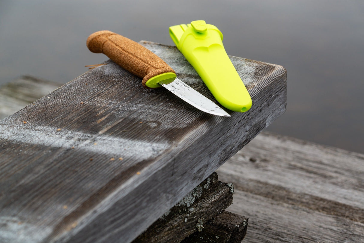Flytende kniv (S) Lime Green – Morakniv