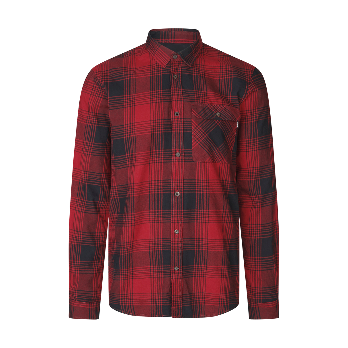 Glen Flannel Skjorte - Red check