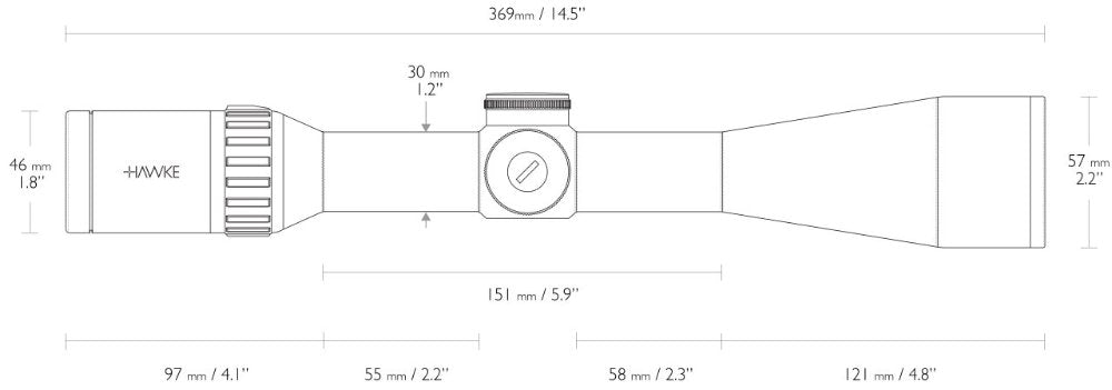 Endurance 30 WA SF - 4-16x50 LR Dot (8x) – Hawke
