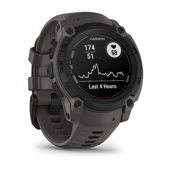 Instinct® E – 40 mm, Svart med Charcoal rem