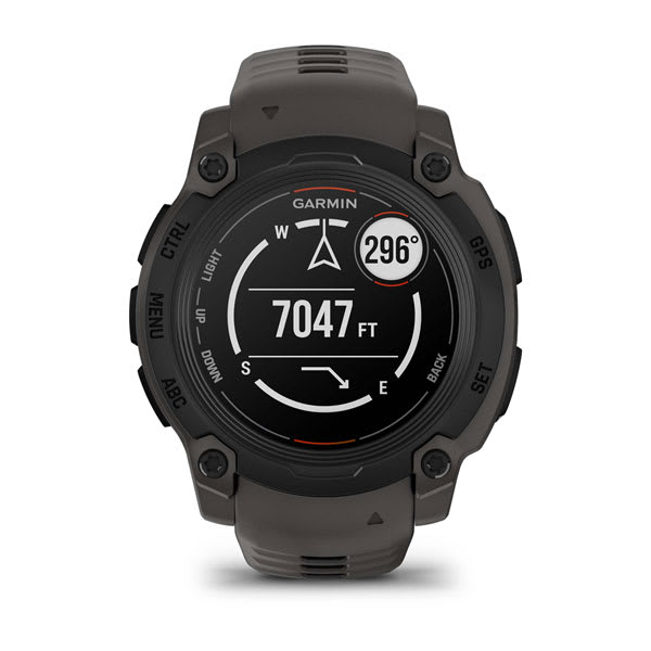Instinct® E – 40 mm, Svart med Charcoal rem