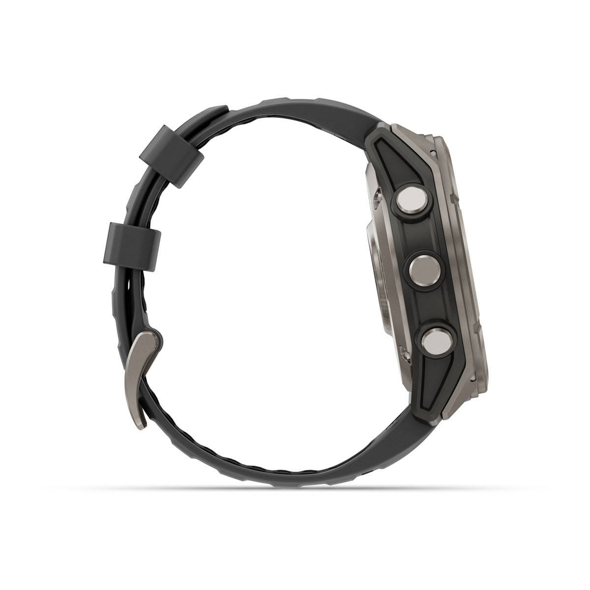 fēnix® 8 Pro – 51 mm, AMOLED, Sapphire, titanium med silikonerem i Graphite/svart