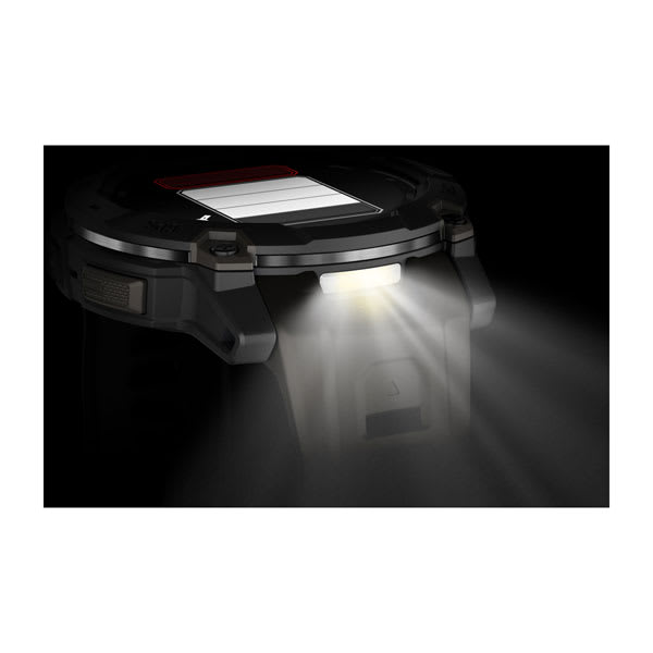 Instinct® 3 – 50 mm, AMOLED, Svart med Charcoal rem