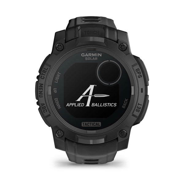 Instinct® 3 – 45 mm, Solar, Tactical Edition, Svart med svart rem