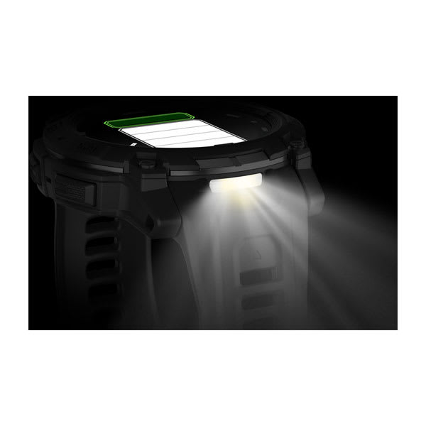 Instinct® 3 – 50 mm, AMOLED, Tactical Edition, Svart med svart rem