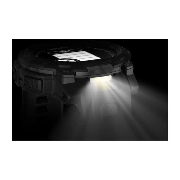 Instinct® 3 – 45 mm, Solar, Tactical Edition, Svart med svart rem