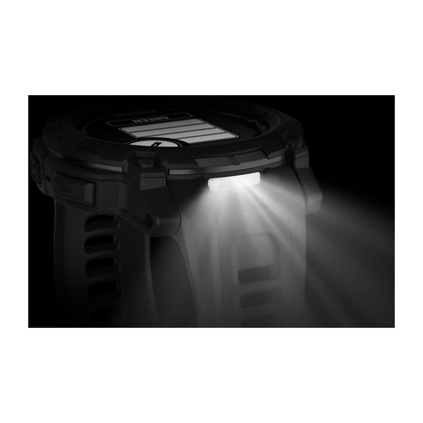 Instinct® 3 – 50 mm, Solar, Tactical Edition, Svart med svart rem