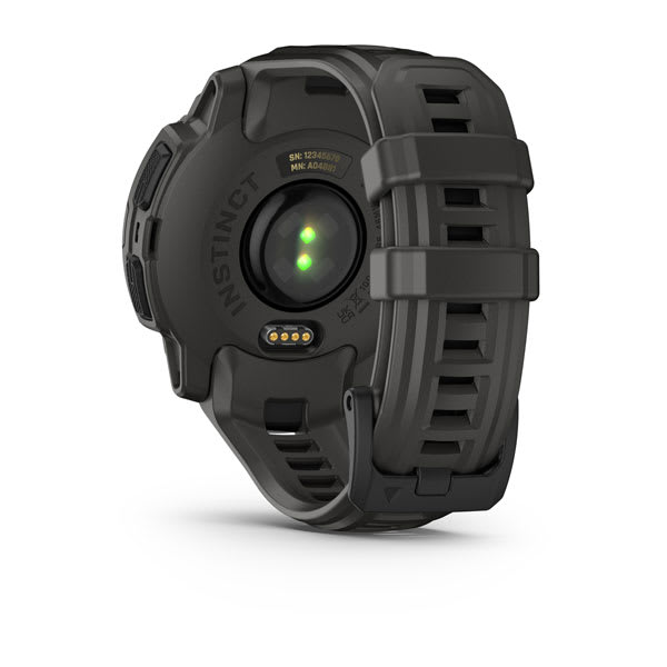 Instinct® E – 45 mm, Svart med Charcoal rem