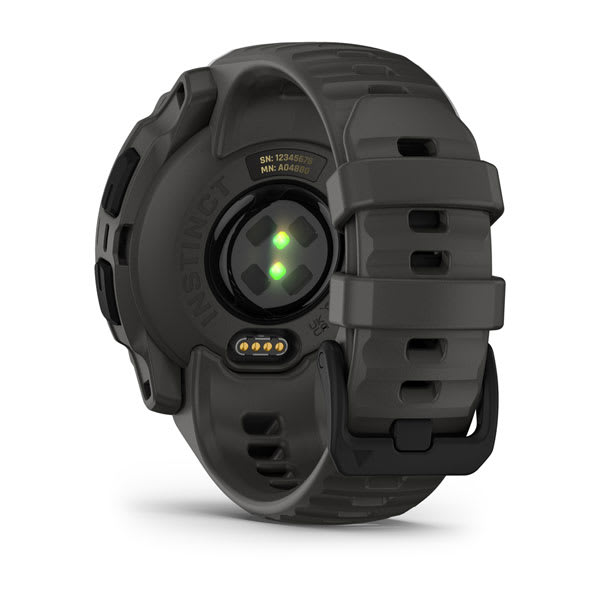Instinct® E – 40 mm, Svart med Charcoal rem