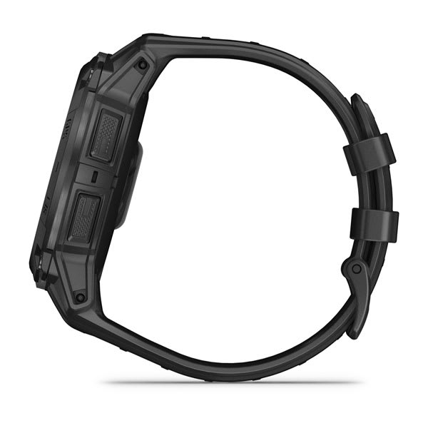 Instinct® 3 – 50 mm, Solar, Tactical Edition, Svart med svart rem