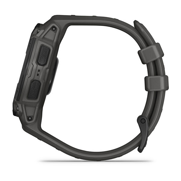 Instinct® E – 45 mm, Svart med Charcoal rem