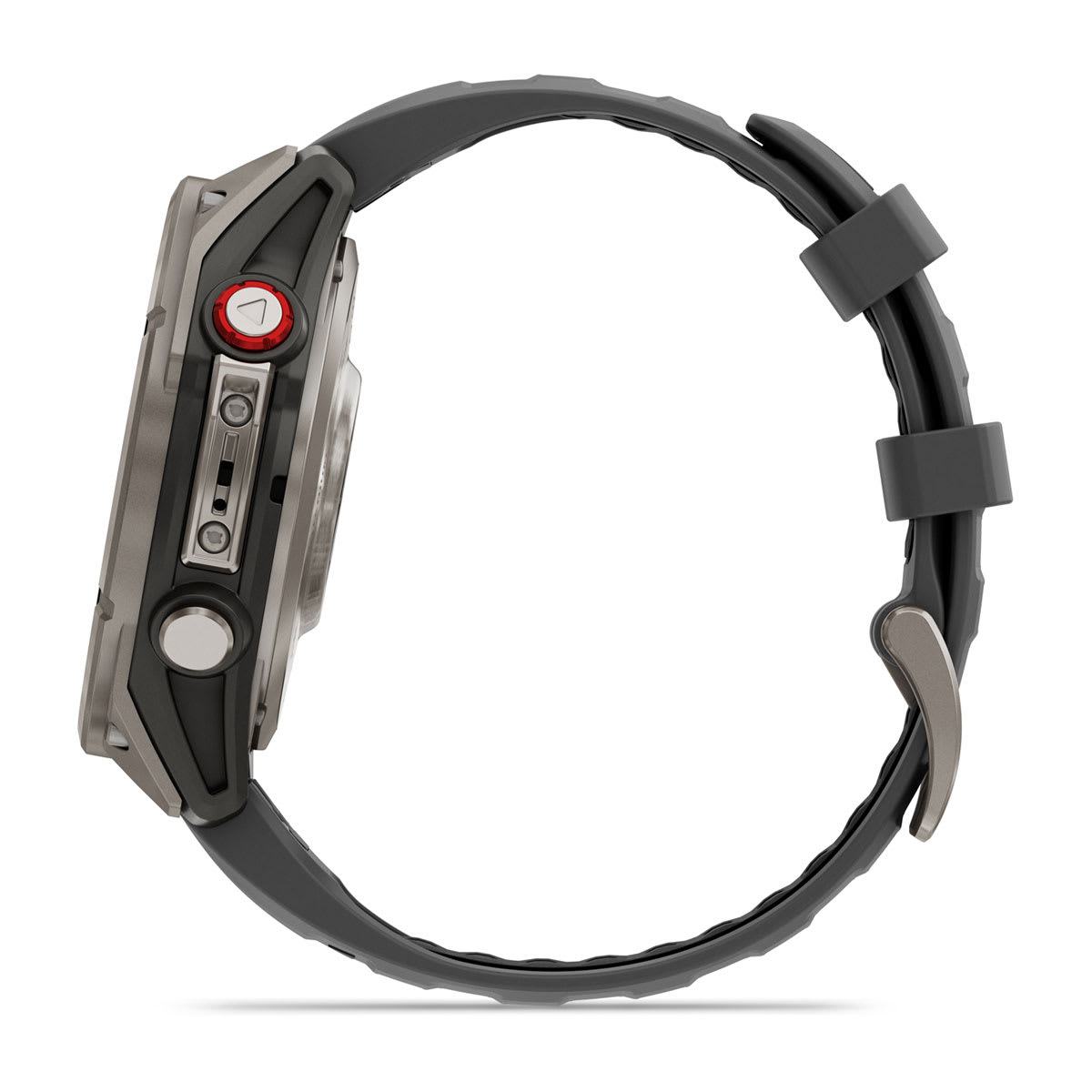 fēnix® 8 Pro – 47 mm, AMOLED, Sapphire, titanium med silikonerem i Graphite/svart