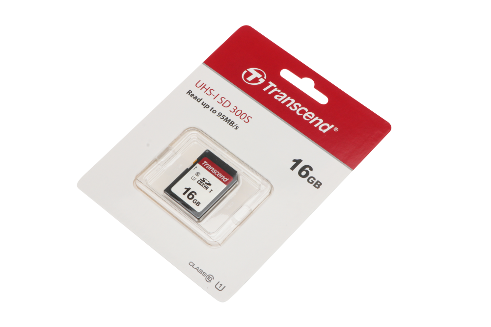 SD-kort 16 GB 300S SD UHS-I U3 (V30) R95/W45 Transcend Silver – Guntex