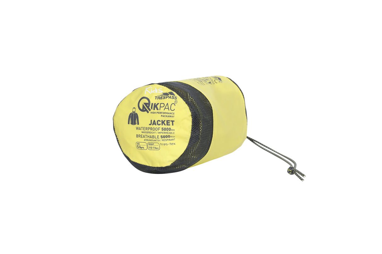 Qikpac Jacket - Yellow - Trespass