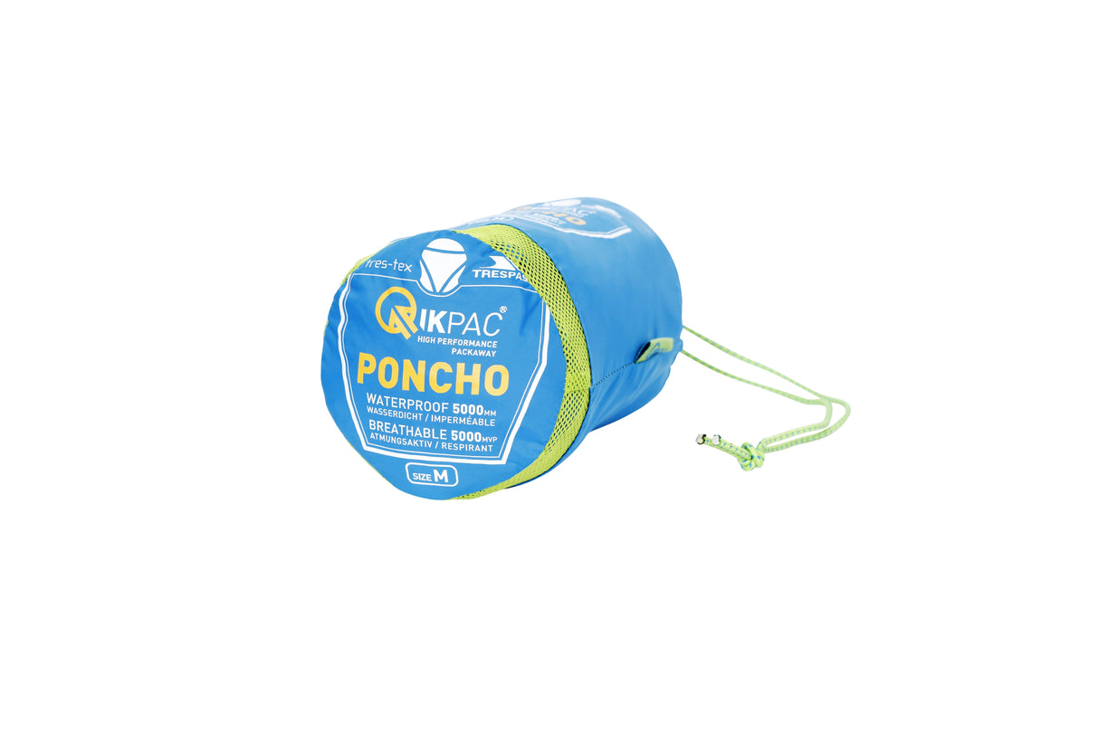 Qikpac Poncho - Cobalt - Trespass
