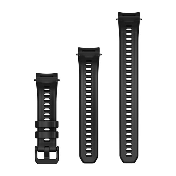 20 mm remme (Instinct® E – 40 mm), Svart silikone