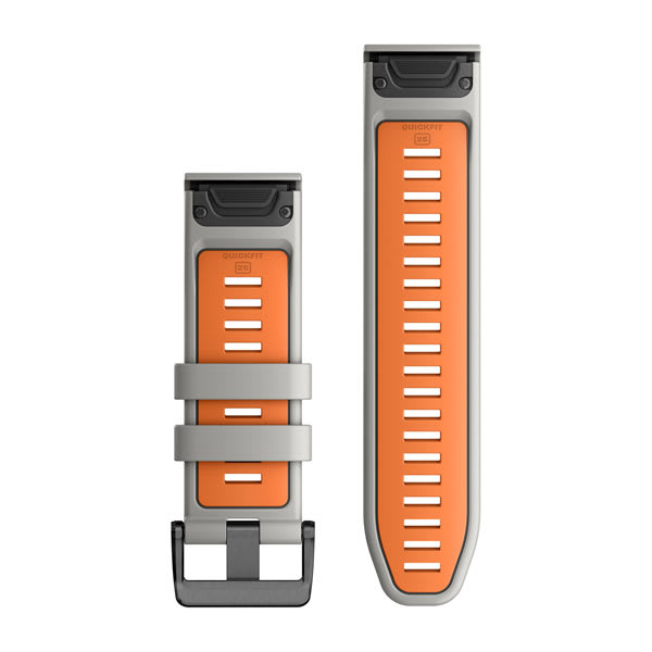 QuickFit® 26 urremme, Fog Gray/Ember Orange silikone