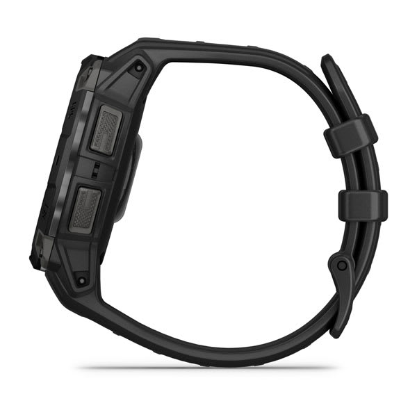 Instinct® 3 – 45 mm, AMOLED, Svart med svart rem