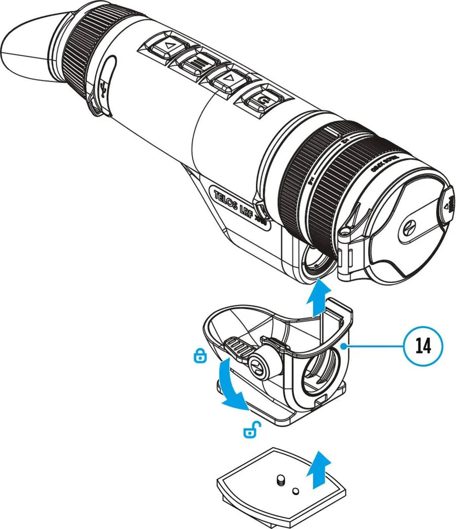 Telos LRF Tripod Adapter – Pulsar