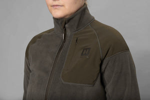 Vilja Fleece Til Kvinner Willow Green/Shadow Grey – Härkila