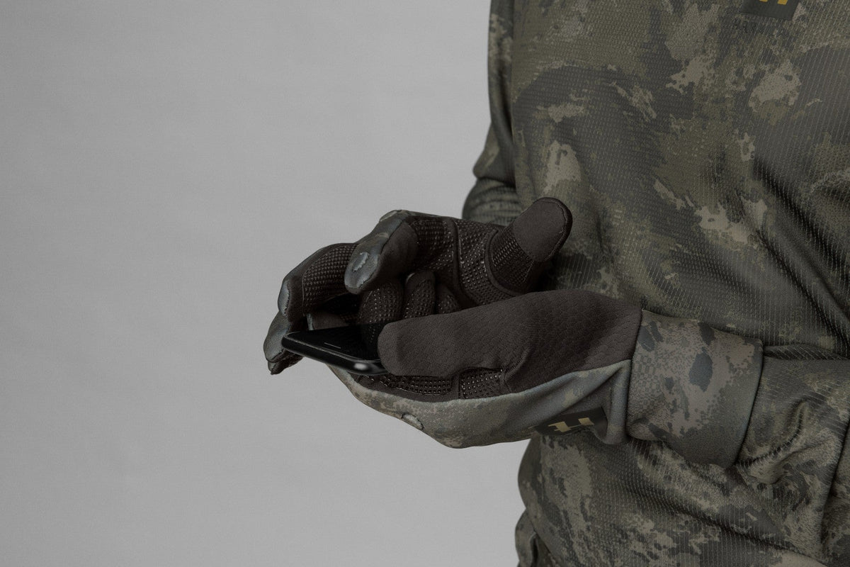 NOCTYX Camo - Fleecehanske Med Foldback-Finger AXIS MSP® Black – Härkila