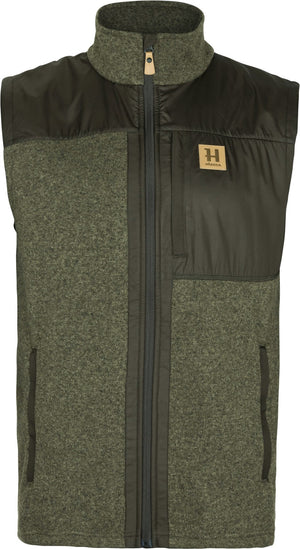 Kalix fleecevest - Willow green/Shadow brown – Härkila