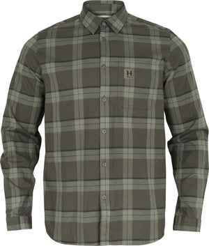 Härkila Fjell L/S skjorte - Green check - Härkila