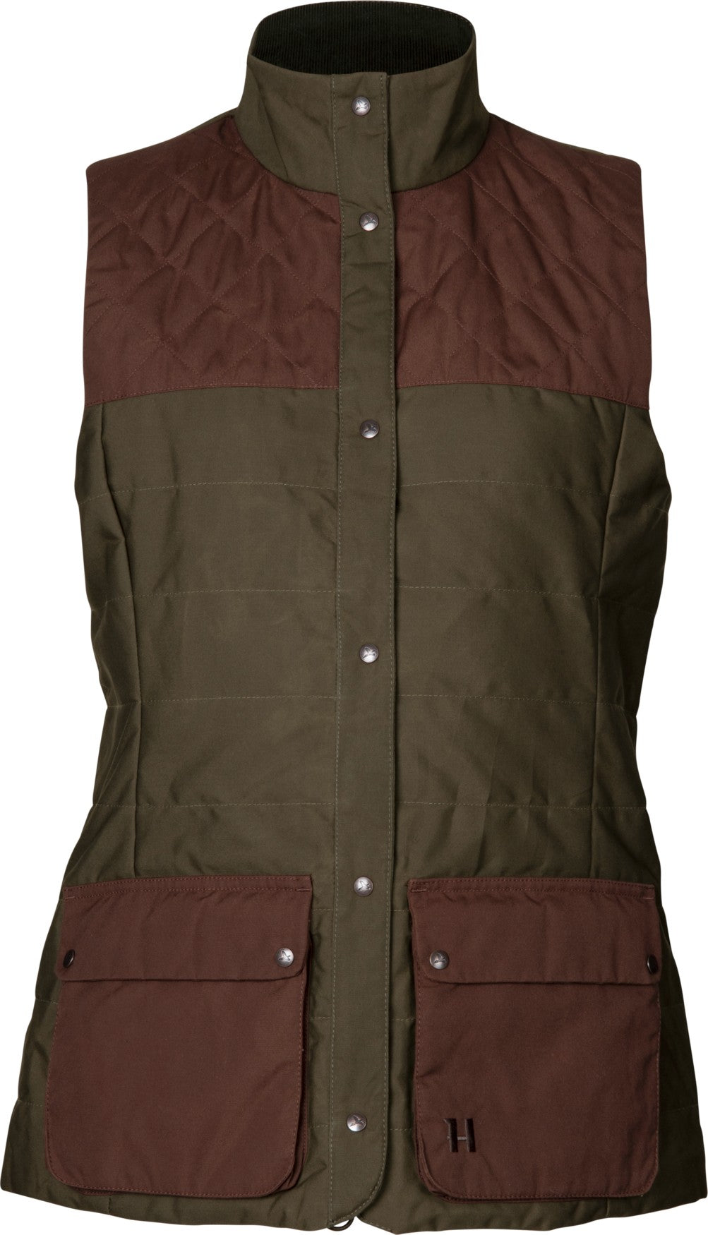 Retrieve vest Dame Dark Warm Olive/Burgundy – Härkila