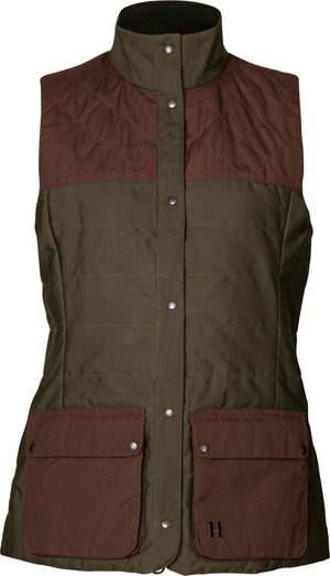 Retrieve vest Dame Dark Warm Olive/Burgundy – Härkila