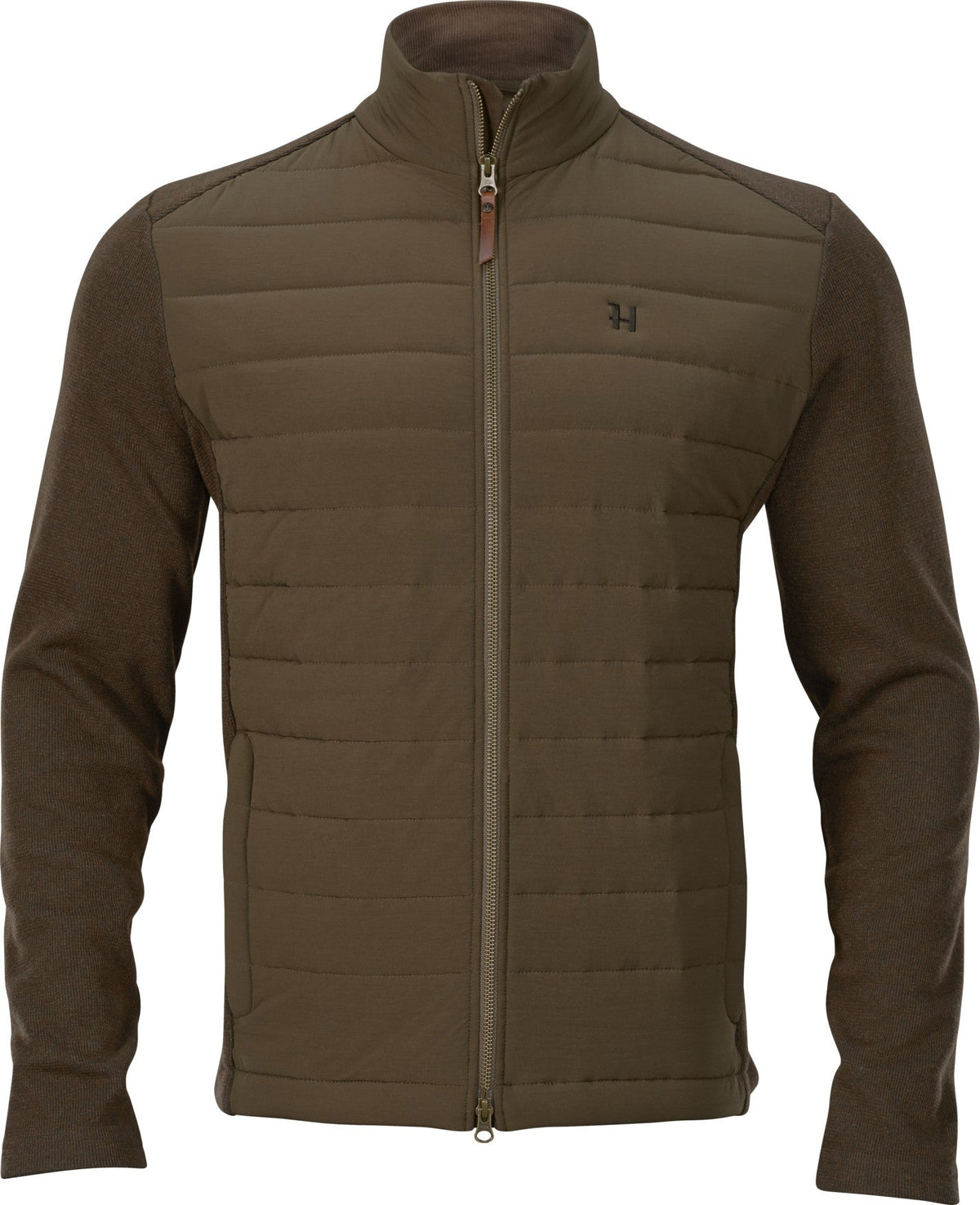Retrieve vattert cardigan Dark Warm Olive – Härkila