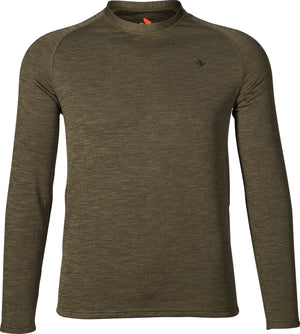 Active L/S T-skjorte - Pine Green – Seeland