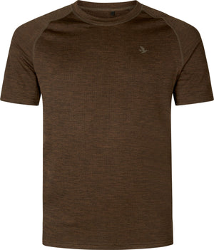 Active S/S T-skjorte - Demitasse Brown – Seeland