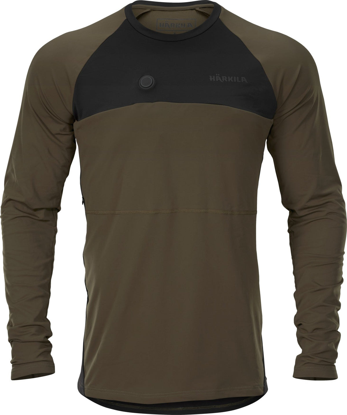 Heat L/S t-skjorte Willow Green/Svart – Härkila