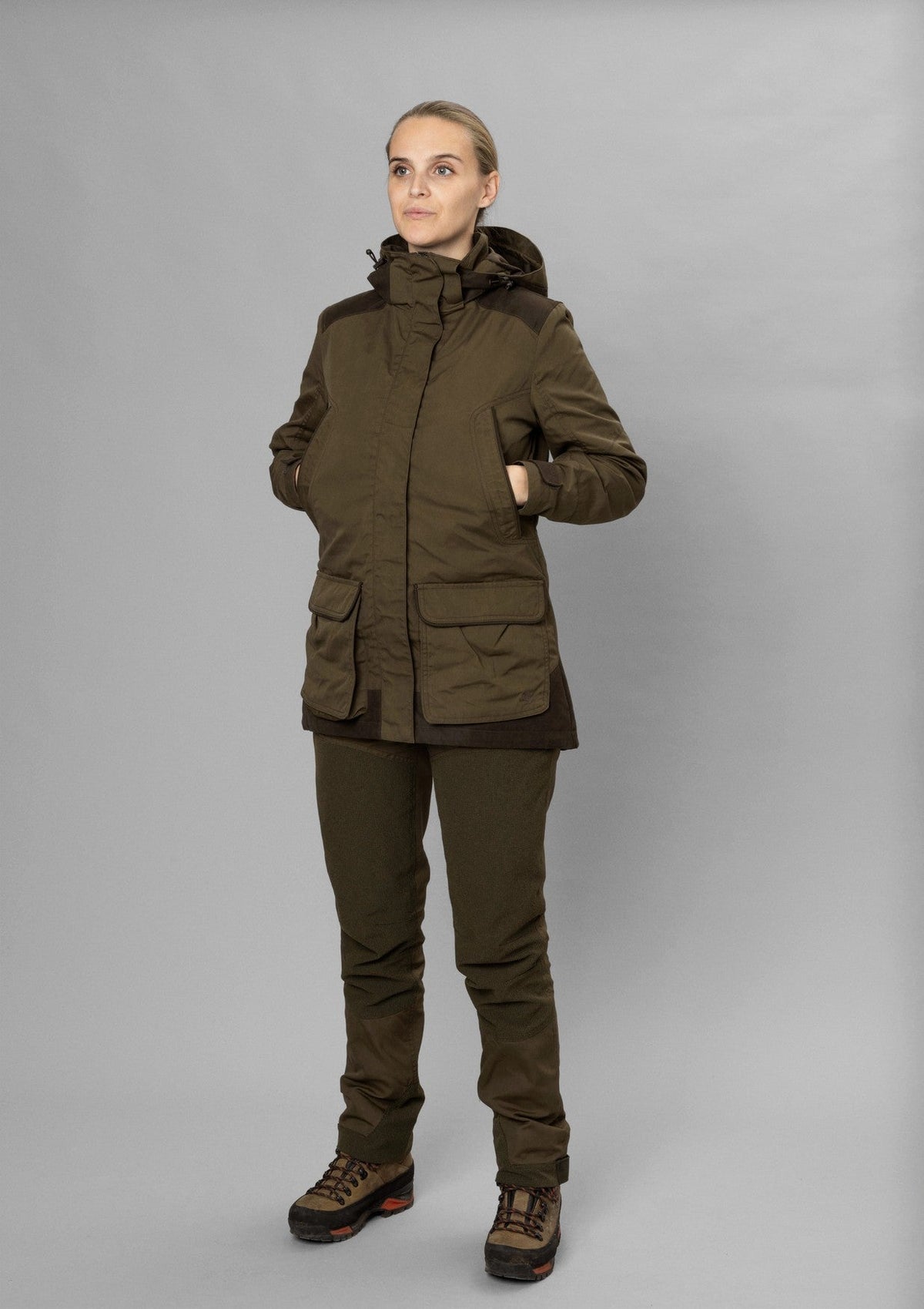 KeyPoint Kora Jakke Pine Green/Grizzly Brown – Seeland