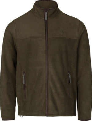Woodcock Earl Fleece Jakke - Pine Green Melange – Seeland