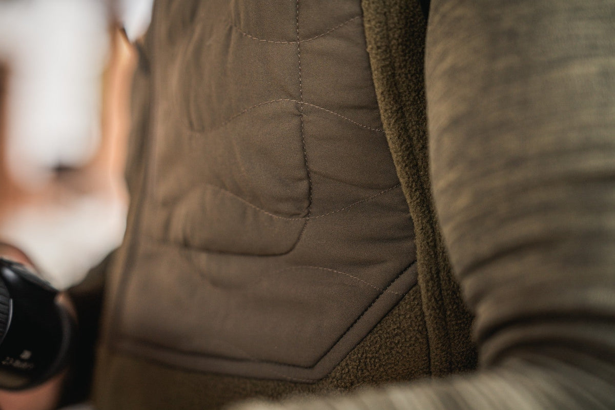 Gale Fleece Vest Pine Green – Seeland