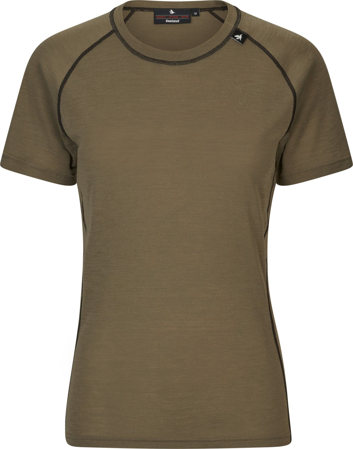 Apex Aia Merino T-skjorte Covert Green – Seeland
