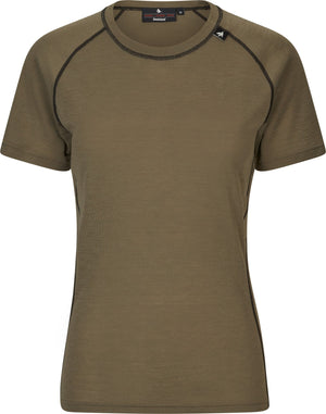 Apex Aia Merino T-skjorte Covert Green – Seeland