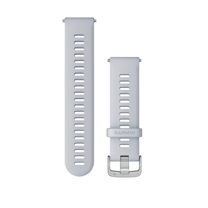 Quick Release remme (20 mm), Hvid, sølv hardware 1