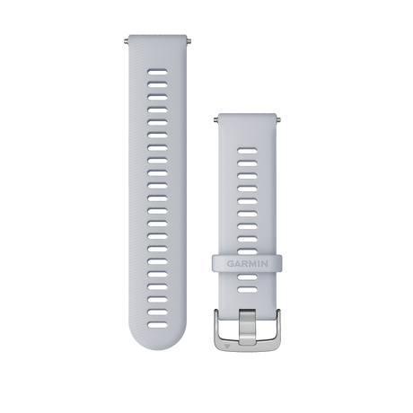 Quick Release remme (20 mm), Hvid, sølv hardware 1