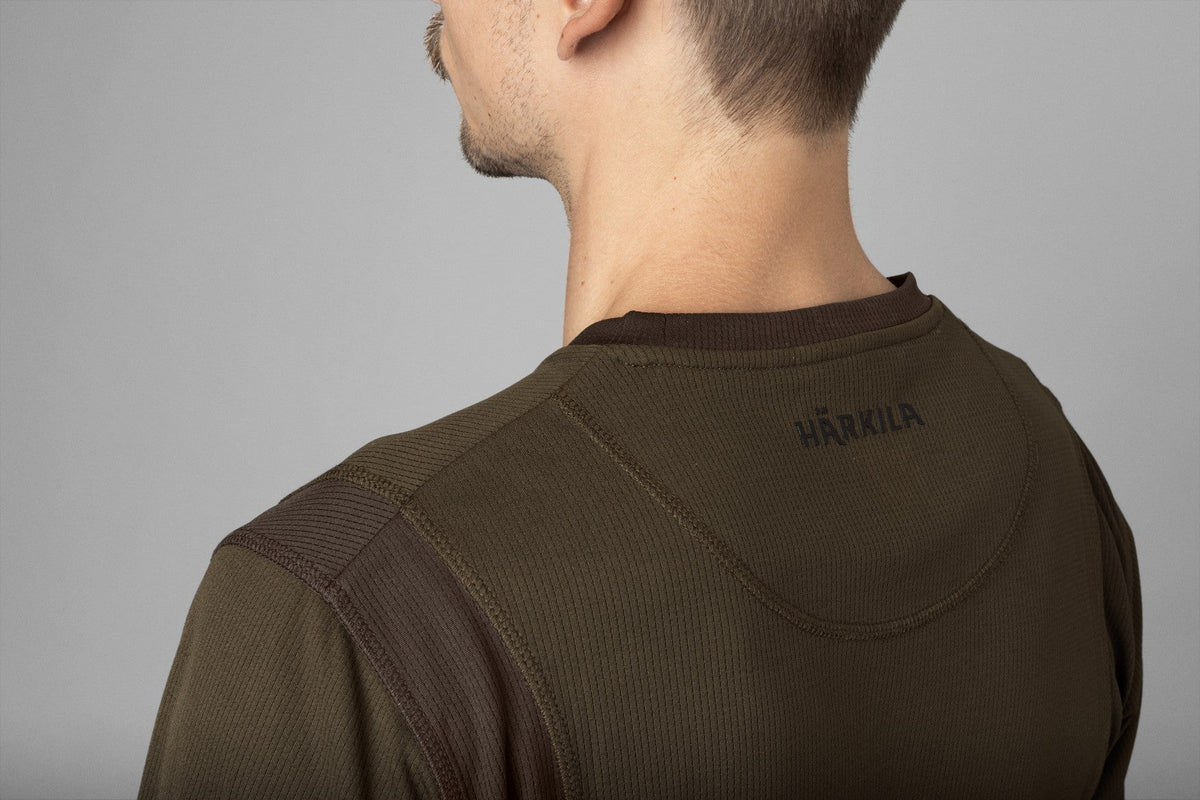 Forest Hunter Langermet T-Skjorte Hunting Green/Shadow Brown – Härkila
