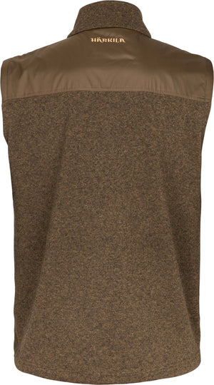 Härkila Kalix fleece vest - Dark earth – Härkila